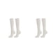thumbnail image 4 of Jumpingount 1 par de calcetines deportivos transpirables que absorben la humedad para hombres y mujeres, calcetines para correr, calcetines de tubo Blanco XXL 2piezas, 4 of 6