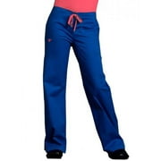 Peaches Med Couture Signature Scrub Pant Royal/Passion Pink Medium Tall