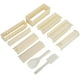 thumbnail image 2 of Juego para hacer sushi, 10 piezas/juego de herramientas portátiles de resina para sushi, kit para hacer sushi, construcción robusta, 2 of 8