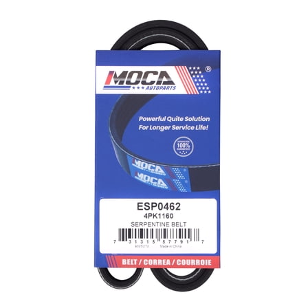 MOCA AUTOPARTS 4PK1160 Serpentine Belt Fit for 2013-2016 Honda CR-Z 1.5L & 2010-2013 Honda Insight 1.3L