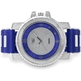 thumbnail image 4 of Techno Pave Hip Hop Inspired Mens Bling-ed Out Watch - 52mm Case Size - Quartz Movement (7758 / Blue), 4 of 4