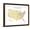 Brown Frame, variant on Art.com Usa With Interstate Highways, States And Names Art Print by Bruce Jones, 24" x 18"