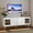 White, variant on CBJCBJ Modern TV Stand for 70" TV, TV Console Cabinet with Storage, Entertainment Center for Living Room,Green