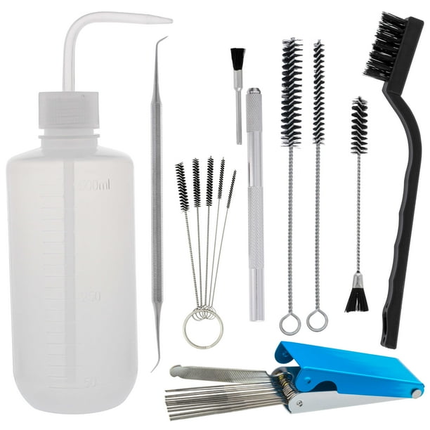 Master Airbrush 25 Piece Professional Airbrush & Spray Gun Cleaning Kit Plus 16oz Wash Bottle