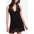 thumbnail image 1 of Free People Vestido de cintura baja con corazón en dos para mujer, negro, mediano, 1 of 1