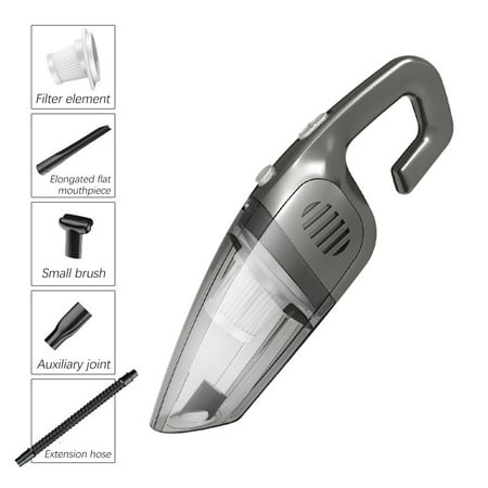 

Portable Cordless Handheld Vacuum Cleaner Dry and Wet Cyclonic Technology Woodworking Tools (As shown)