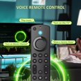 thumbnail image 4 of Voice Remote Replacement fit for Fir Smart TV Stick(4K,4K Max,Lite),TVs Cube (1st/ 2nd/3rd Gen),Remote for Toshiba,Pioneer,Omni,QLED,3rd Gen Smart TV, 4 of 7