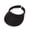 Black, variant on Sun Sports Visor Hat Cloth Covered Slip on Visors Cotton Womens Tennis Cap for Women Men Sun Visor (Black, One Size)