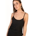 thumbnail image 3 of Ragstock Black Linen Cami Romper, 3 of 4