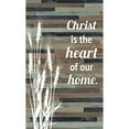 thumbnail image 1 of Plaque-Wood Silhouettes-Christ Is The Heart (6" x 9"), 1 of 2