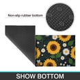 thumbnail image 6 of DarkBlue Sunflower Bee Pattern Kitchen Rugs Sets Of 2,Anti Fatigue Kitchen Mat Rugs Non Slip Washable,Decorative Kitchen Floor Mats for Kitchen,Sink,Laundry,17"x30"+17"x47", 6 of 7