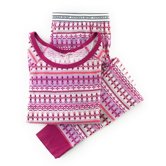 Victoria's Secret Fireside Long Jane Thermal Pajama Set