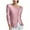 Pink, variant on BXINGOHAI Womens Fall Casual Long Sleeve Shirts Henley Fitted Tee Blouse Crew Neck Button Knit Basic Going Out Tops White,Free Size