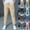Black, variant on Boys Casual Stright Leg Long Pants, Spring Fall Elastic Bottoms Outdoor School Pants Beige 10 Years-12Years