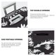 thumbnail image 3 of Fotbe Floral Cow Silhouette Funda Protectora para Equipaje, Antirrayones y Resistente a la Suciedad, Compatible con Maletas de 18 a 32 Pulgadas-Large, 3 of 7