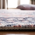 thumbnail image 4 of SAFAVIEH Saffron Ethelinda Floral Bordered Area Rug, Navy/Ivory, 8' x 10', 4 of 7