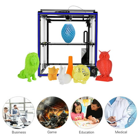 Tronxy X5S DIY 3D Printer Kits Dual Z Axis Large Print Size 330 * 330 * 400mm with LCD12864 Screen Metal Frame High