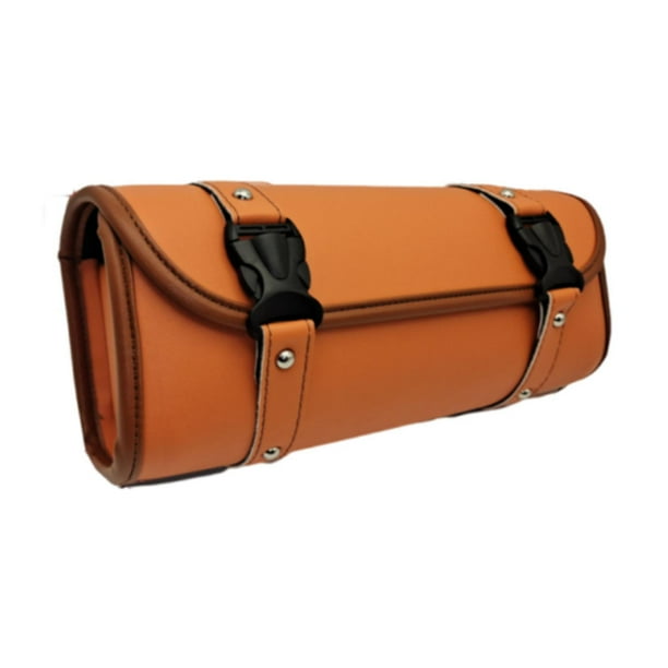 Bolsa frontal de cicleta Punga de equipaje de gran capacidad para para bicicletas Naranja