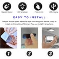 thumbnail image 4 of Car Interior Ceiling Roof Lights, Magnetic Rechargeable USB Wireless Dome Lamp, LED Auto Map Reading Light Cover for Insider Roof Ceiling, Universal Car Accessories (Black), 4 of 8