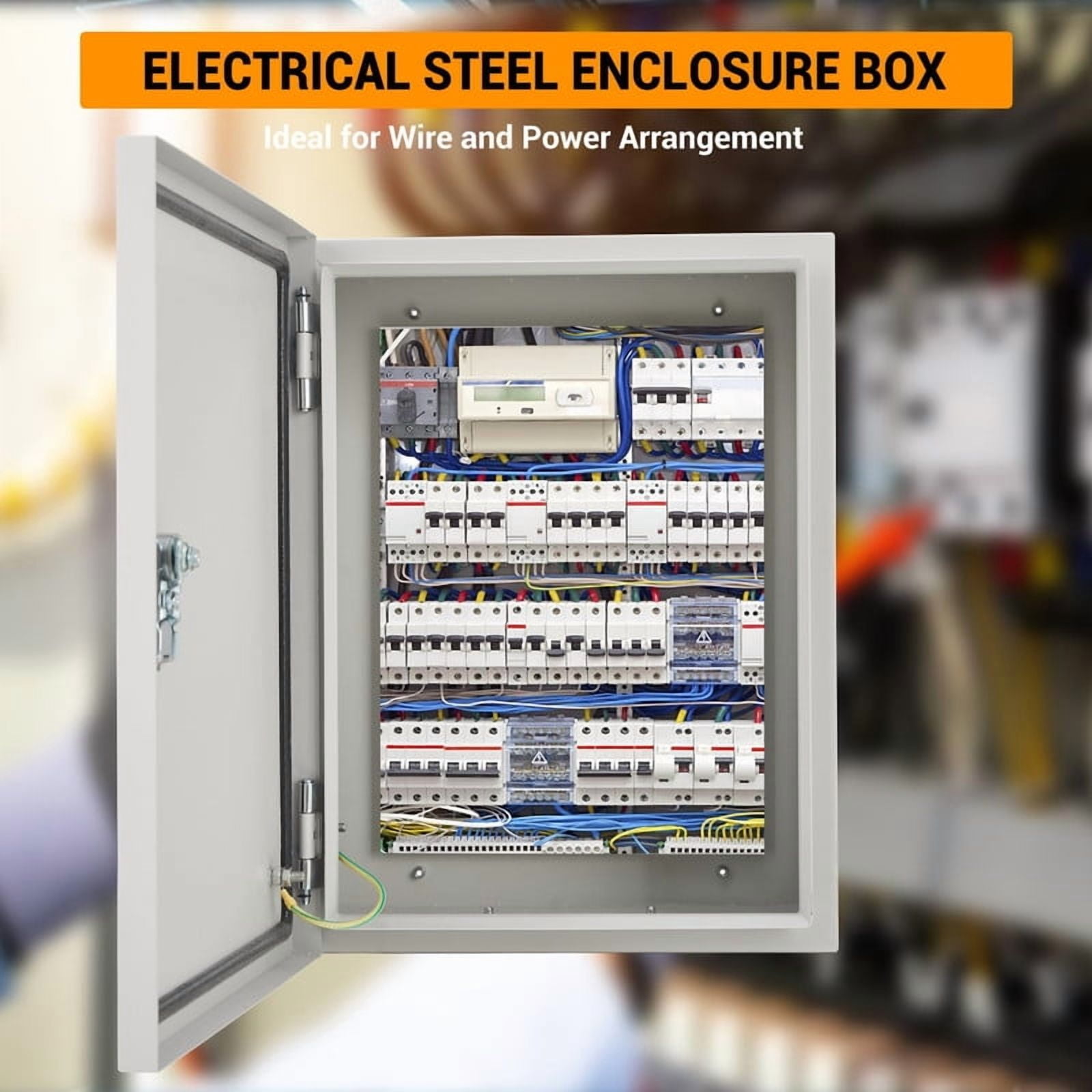 TROPOW Stainless Steel Outdoor Electrical Box – NEMA 4X, Waterproof, Dustproof, Lockable Junction Box with Mounting Plate & 2 Keys – IP66/IP67 Rated – Electrical Box for Indoor/Outdoor Use