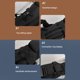 thumbnail image 5 of Paquete De Cintura Al Aire Libre Riñonera de nailon para el pecho de color sólido para deportes de escalada y camping (negro) Ndcxsfigh Para Estrenar, 5 of 8