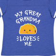 thumbnail image 4 of Inktastic My Great Grandma Loves Me with Taco Illustration Boys or Girls Toddler T-Shirt, 4 of 5