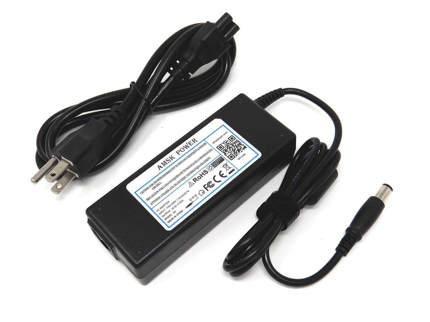 Power4Laptops AC Adapter Laptop Charger Power Supply Compatible with HP  Pavilion 15-p010nz