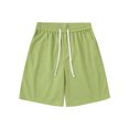 thumbnail image 1 of Men Solid Color Casual Fashion Loose Elastic Waist Pockets Exercise Shorts Pants, 1 of 6