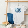 thumbnail image 4 of US Air Force Vintage Banner Logo Romper Boys or Girls Infant Baby Brisco Brands 6M, 4 of 6