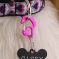 thumbnail image 4 of Rubit! Curve Shaped Dog Tag Clip Pink Small, 4 of 7