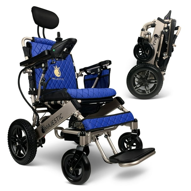Majestic Buvan Electric Wheelchair, Lightweight Folding Wheelchairs