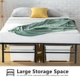 thumbnail image 3 of YRLLENSDAN Foldable Bed Frame Full Size Bed Frames Platform Bed Frame Full Size Bed Frame Metal Bed Frames with Storage Noise Free 1000LBS Capacity, 3 of 7