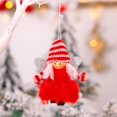 thumbnail image 2 of Lindo muñeco de peluche de Papá Noel Ángel colgante de árbol de Navidad adorno fiesta decoración del hogar (A) Tmvgtek Para estrenar, 2 of 5
