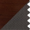 thumbnail image 4 of Wooden Mallet LR2-MHBRN Designer Curve Leg Luggage Rack in Mahogany with Black Webbing 3.5 in., 4 of 5