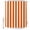 Red Orange, variant on Shower Curtains for Bathroom, Burnt Orange Striped Waterproof Fabric Shower Curtain, Thanksgiving Orange White Stripes Decorative Bathroom Curtain for Bathtub, 66"x72", No Hooks Included