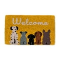 thumbnail image 1 of Tapis d'Entrée « Bienvenue » pour Chien, 1 of 1