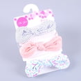 thumbnail image 2 of Kiplyki New Arrivals Set for Baby 3PC Newborn Toddler Girls Boys Print Bow Headband Accessories, 2 of 3