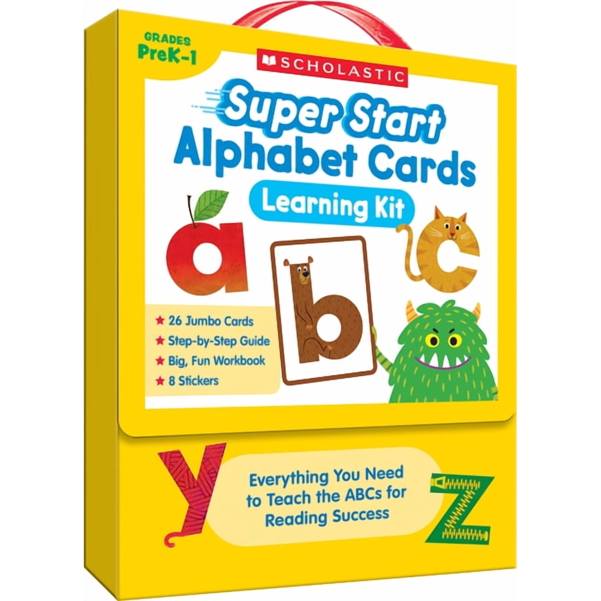 Super Start Alphabet Cards Learning Kit: Everything You Need to Teach the ABCs for Reading Success (Paperback)