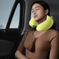 thumbnail image 1 of LSLJS Solid Color U Shaped Neck Brace Car Office Nap Airplane Neck Brace Slow Memory Cotton With Core Can Be Disassembled and Washed, Home Accessories, 1 of 6