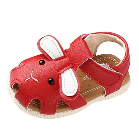 

Sngxgn Summer Sandal kids water pool shoes - Beach Backstrap Open Toe Outdoor Character Slip-on (Toddler/Little Kid)Baby Sandals Red 9