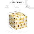 thumbnail image 4 of Gukieu Cute Yellow Duck Print Leather Tissue Box, PVC Waterproof Velcro Opening and Closing Square Tissue Box Holder, Suitable for Home and Office Decoration, 4 of 7