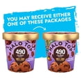 thumbnail image 4 of Halo Top Chocolate Fudge Brownie Light Ice Cream, Lower Calorie Frozen Dessert Pint, 16 fl oz, 4 of 17