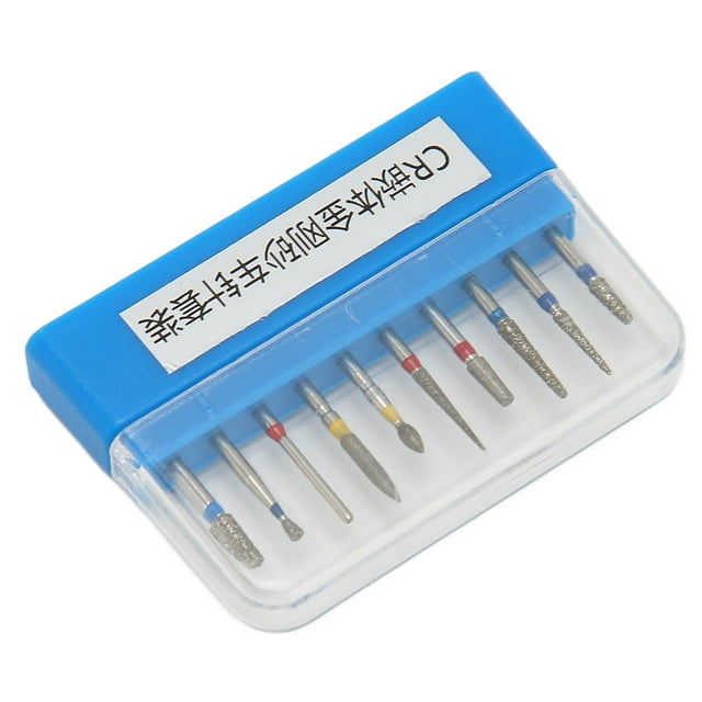 Ensemble de Fraises, Fraise de Rechange de Pièce à Main à Grande Vitesse Portable 10pcs pour l'Hôpital