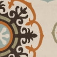 thumbnail image 4 of SAFAVIEH Veranda Maras Geometric Indoor/Outdoor Area Rug, 5'3" x 7'7", Cream/Terracotta, 4 of 8