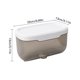thumbnail image 4 of Injueey Caja de pañuelos Portarrollos de papel a prueba de agua Estuche de almacenamiento para inodoro montado en la pared Estante Juegos de accesorios de baño gris, 4 of 6