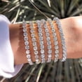 thumbnail image 3 of Bracelets Jonc Tennis pour Femmes en Argent Sterling 925, 3 of 3