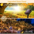 thumbnail image 3 of Luces solares navideñas con forma de bokeh, 24 m, 240 LED, 8 modos, resistentes al agua, 3 of 6