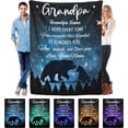 thumbnail image 3 of Personalized to My Dad Blanket from Daughter, Lion Blanket for Fathers Day Birthday Idea for Father, Custom Name Super Soft Flannel Warm Throw Blanket for Couch Bed, 3 of 5