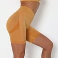thumbnail image 2 of Vedolay Women's Summer Fitness Sports Shorts High-waist Running Yoga Shorts,Z2-Yellow L, 2 of 5