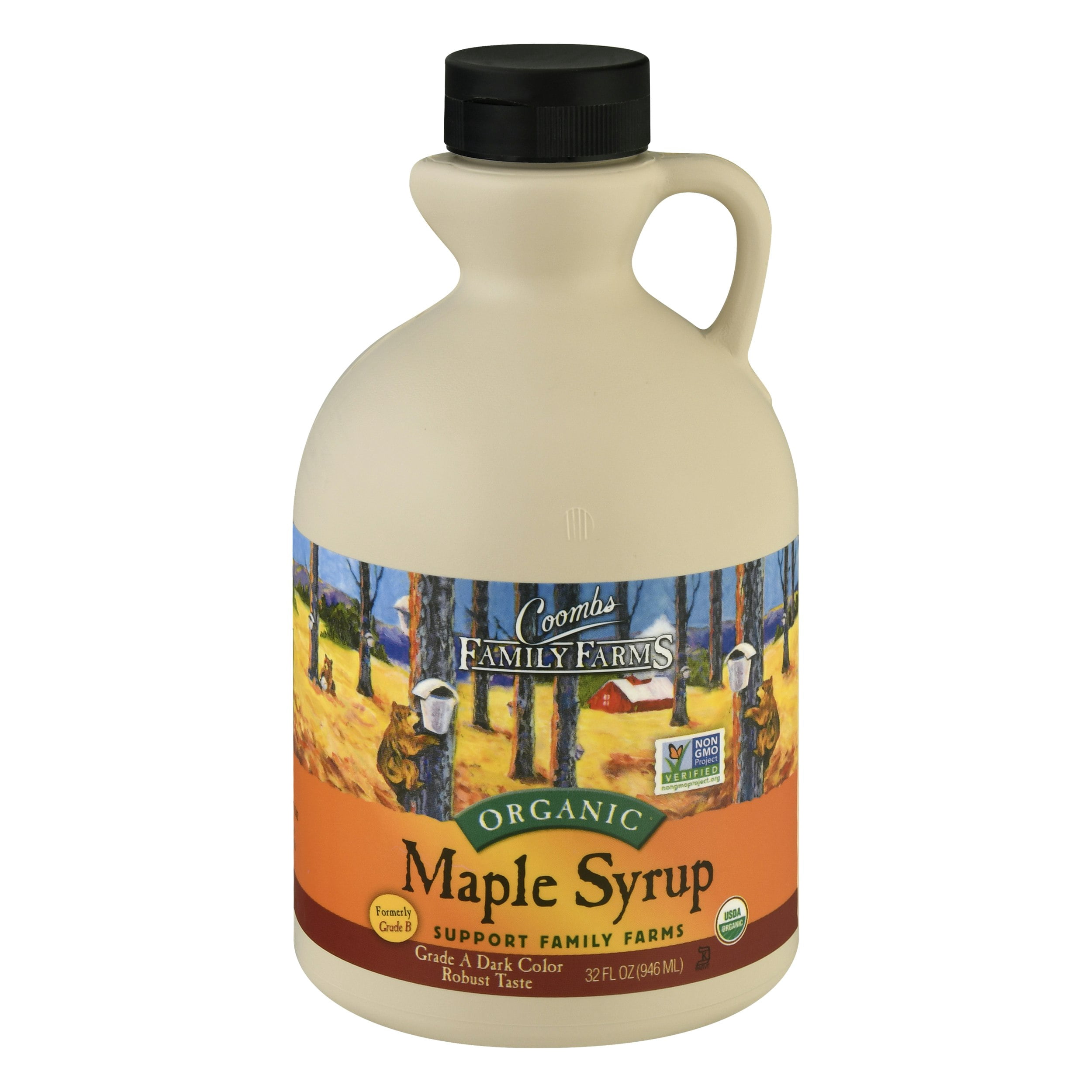 Coombs Family Farms Organic Grade A Maple Syrup 32 oz (Pack Of 6)